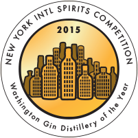 New York International Spirits Competition Washington Gin Distillery of the Year 2015